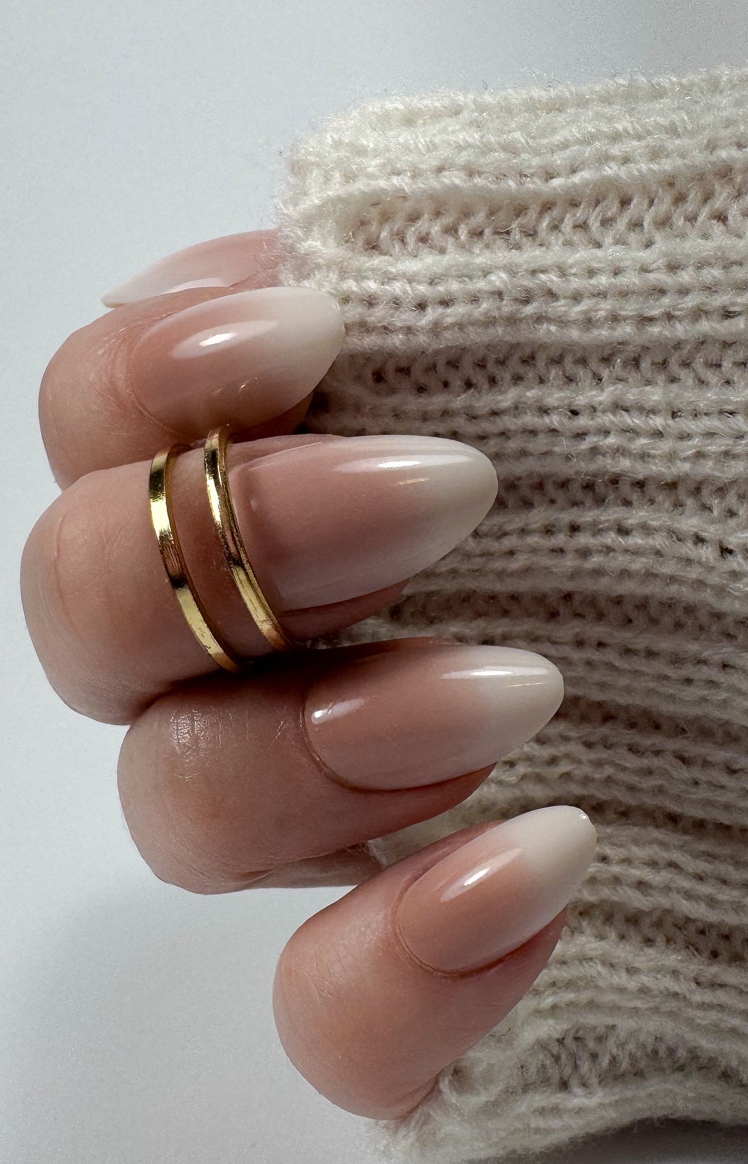 Nude Ombre Press on Negler