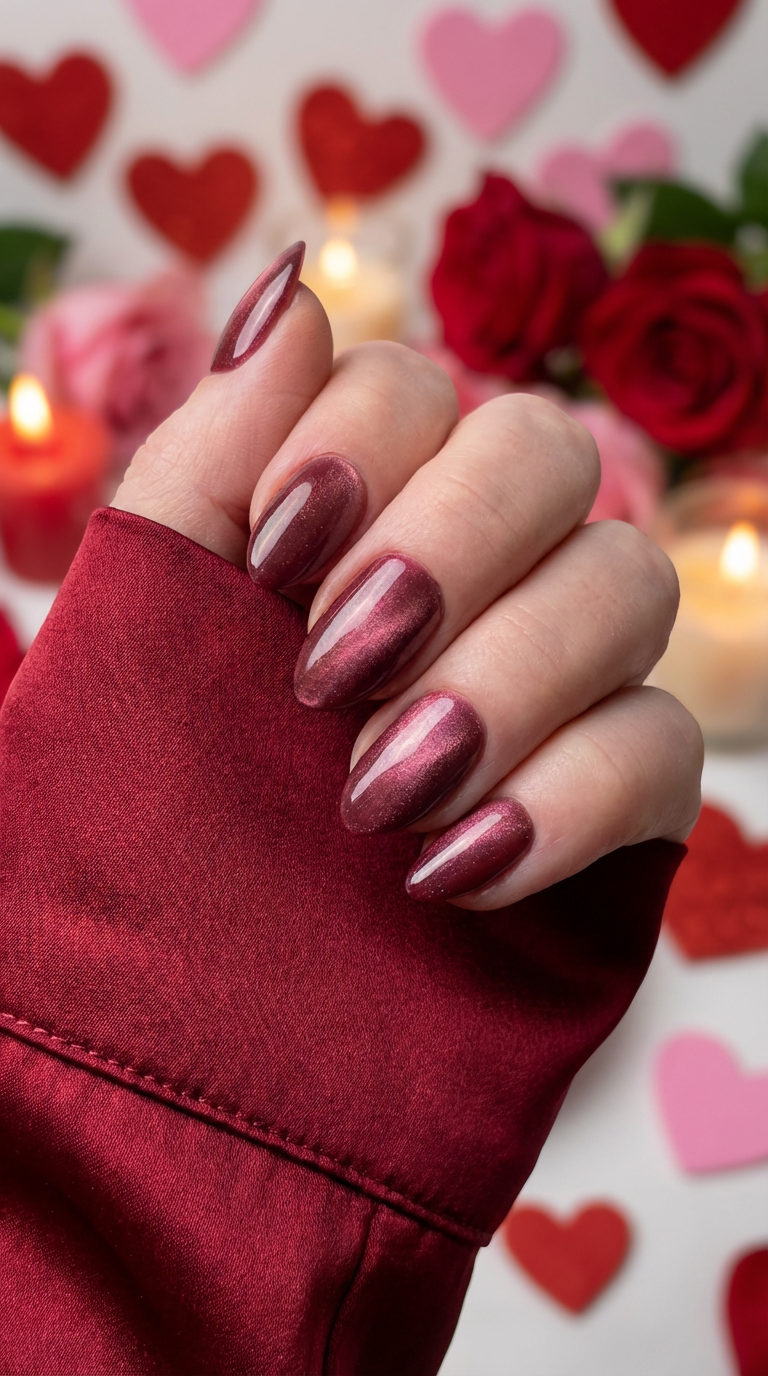 Magnetic Merlot Press on Negler